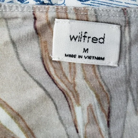 Wilfred Aritzia Ruched Mini Floral Print Square Neck Lydia Dress - Picture 5 of 10